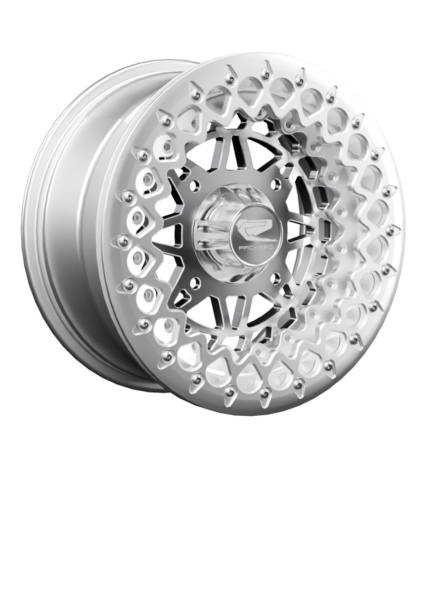 Apollo - FF Forged Polished Beadlock - Silver - 15x7 | 4x156 / Polished V.2 / Spinner cap