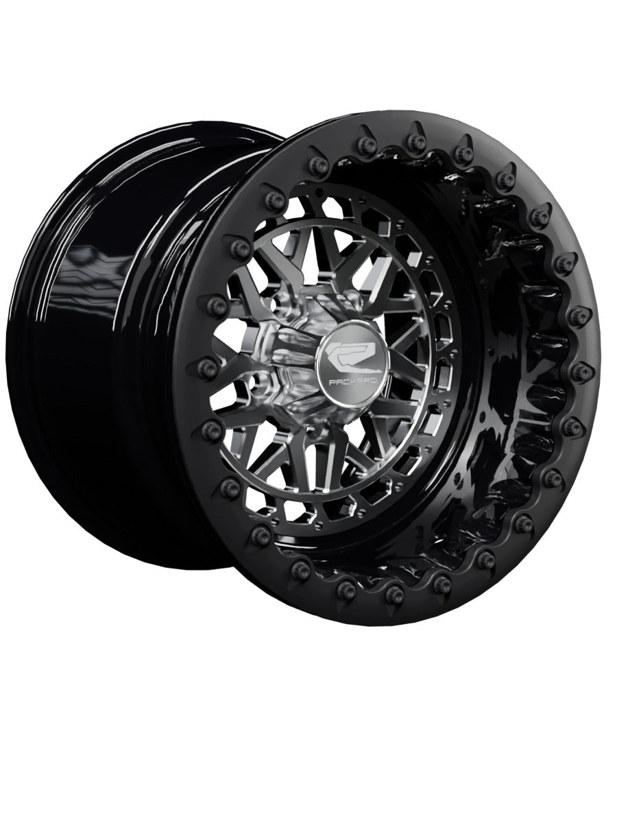 Apollo - FF Forged Beadlock - Silver RZR Pro R 5x4.5 - 15x11 | 5X4.5 / Satin Black V.1 / Spinner cap