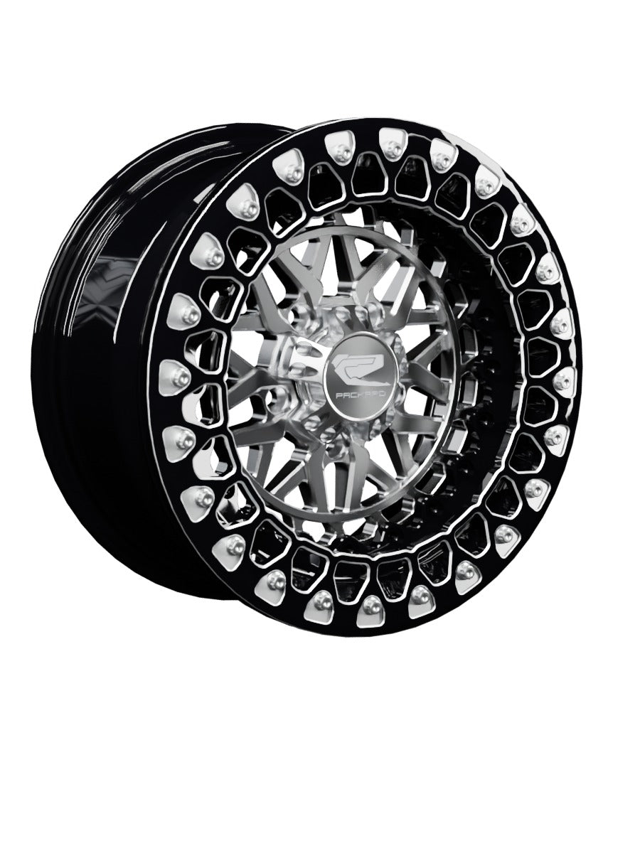 Apollo - FF Forged Beadlock - Silver RZR Pro R 5x4.5 - 15x7 | 5X4.5 / Contrast Machined V.2