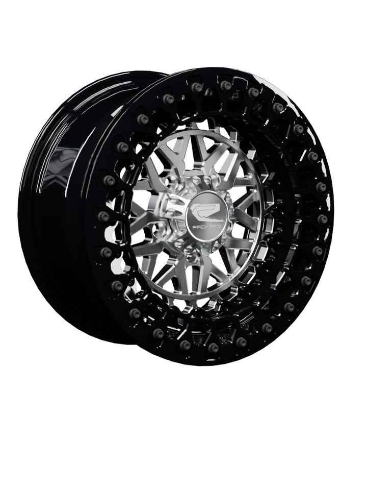 Apollo - FF Forged Beadlock - Silver RZR Pro R 5x4.5 - 15x7 | 5X4.5 / Gloss Black V.2