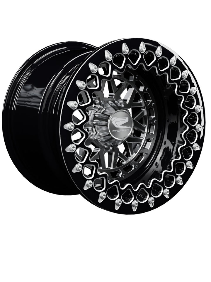 Apollo - FF Forged Beadlock - Silver RZR Pro R 5x4.5 - 15x11 | 5X4.5 / Contrast Machined V.3 / Spinner cap