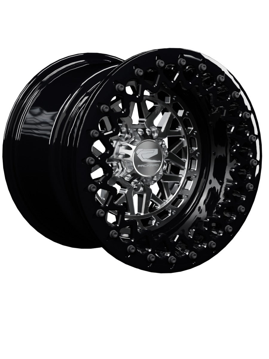 Apollo - FF Forged Beadlock - Silver RZR Pro R 5x4.5 - 15x11 | 5X4.5 / Gloss Black V.3