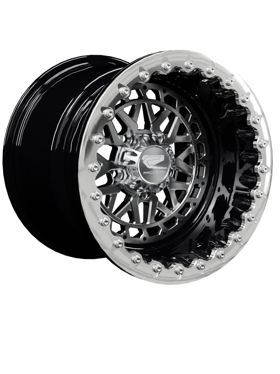 Apollo - FF Forged Beadlock - Silver RZR Pro R 5x4.5 - 15x11 | 5X4.5 / Polished V.1