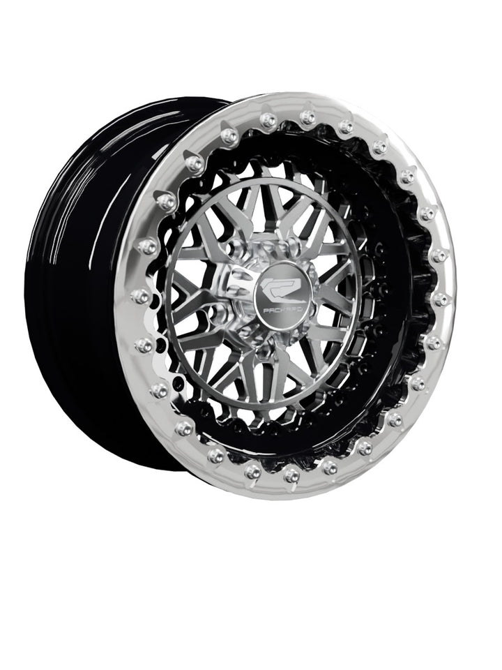 Apollo - FF Forged Beadlock - Silver RZR Pro R 5x4.5 - 15x7 | 5X4.5 / Polished V.1