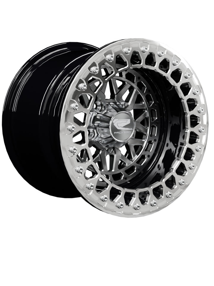Apollo - FF Forged Beadlock - Silver RZR Pro R 5x4.5 - 15x11 | 5X4.5 / Polished V.2 / Spinner cap