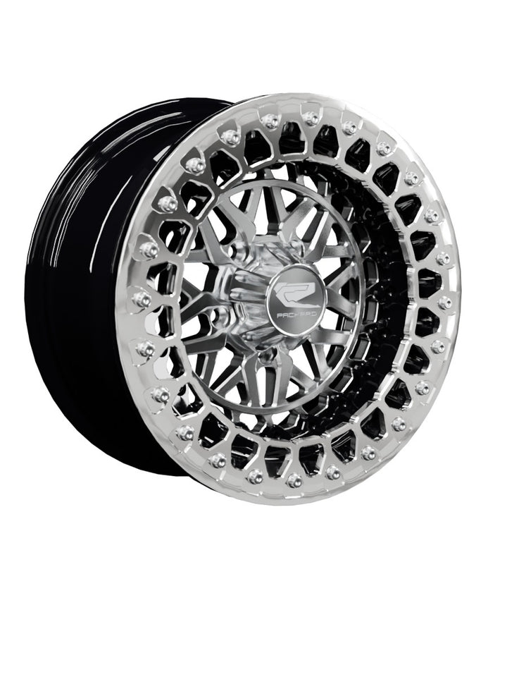 Apollo - FF Forged Beadlock - Silver RZR Pro R 5x4.5 - 15x7 | 5X4.5 / Polished V.2 / Spinner cap
