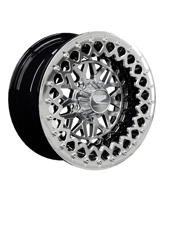 Apollo - FF Forged Beadlock - Silver RZR Pro R 5x4.5 - 15x7 | 5X4.5 / Polished V.3 / Spinner cap