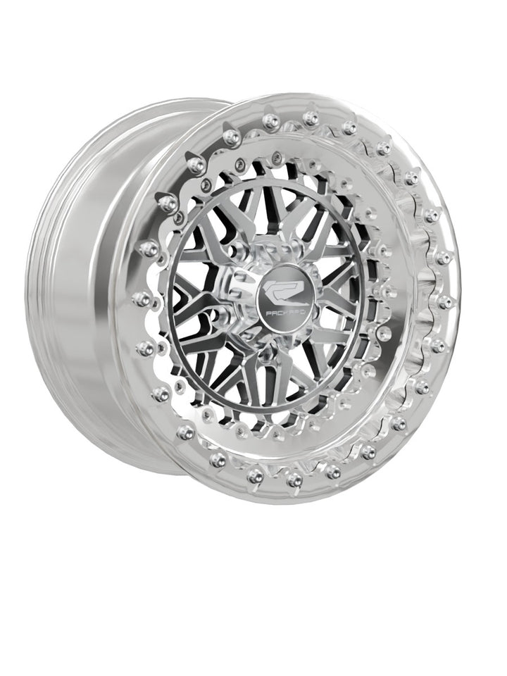 Apollo - FF Forged Polished Beadlock - Silver RZR Pro R 5x4.5 - 15x7 | 5X4.5 / Polished V.1 / No