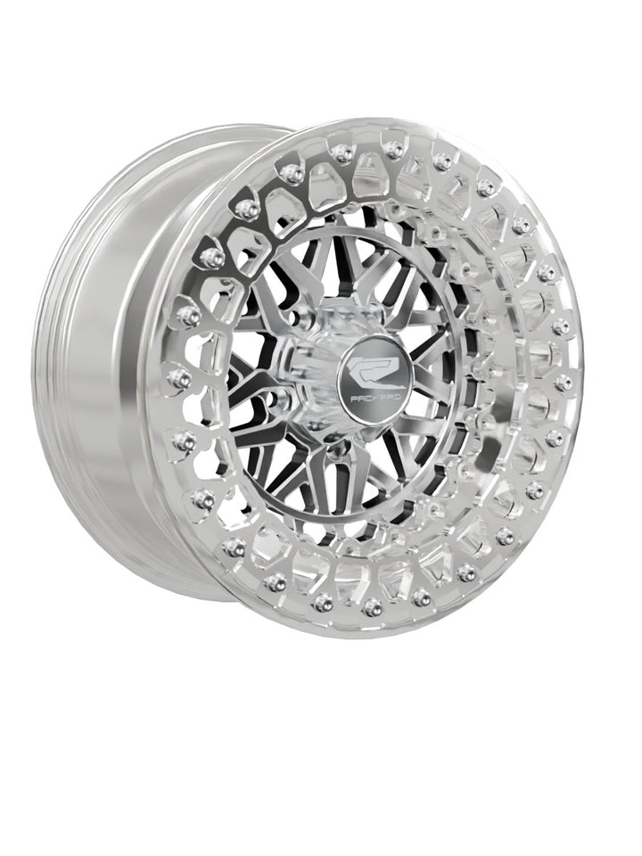 Apollo - FF Forged Polished Beadlock - Silver RZR Pro R 5x4.5 - 15x7 | 5X4.5 / Polished V.2 / Yes