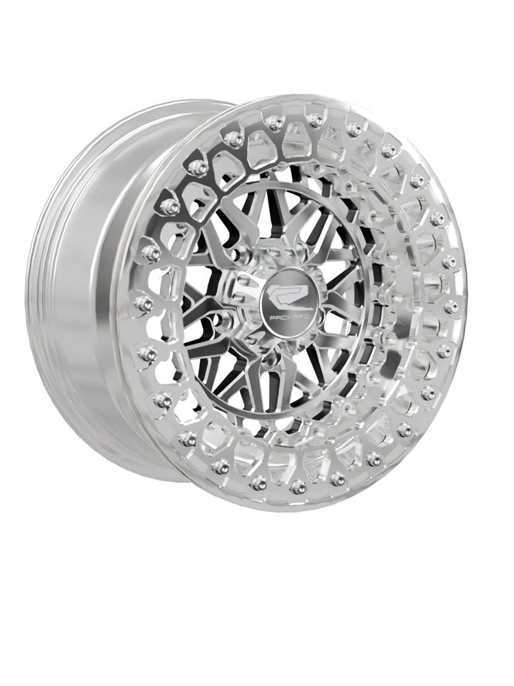 Apollo - FF Forged Polished Beadlock - Silver RZR Pro R 5x4.5 - 15x7 | 5X4.5 / Polished V.2 / No