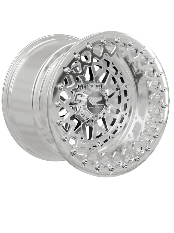 Apollo - FF Forged Polished Beadlock - Silver RZR Pro R 5x4.5 - 15x11 | 5X4.5 / Polished V.3 / No