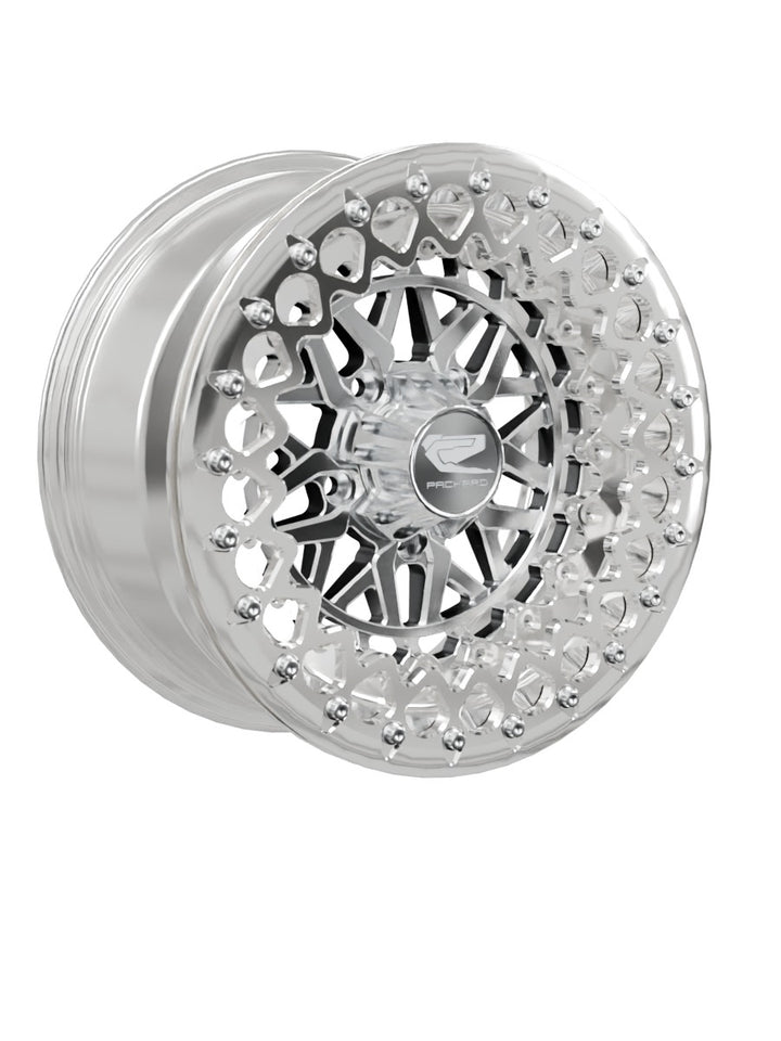 Apollo - FF Forged Polished Beadlock - Silver RZR Pro R 5x4.5 - 15x7 | 5X4.5 / Polished V.3 / Yes