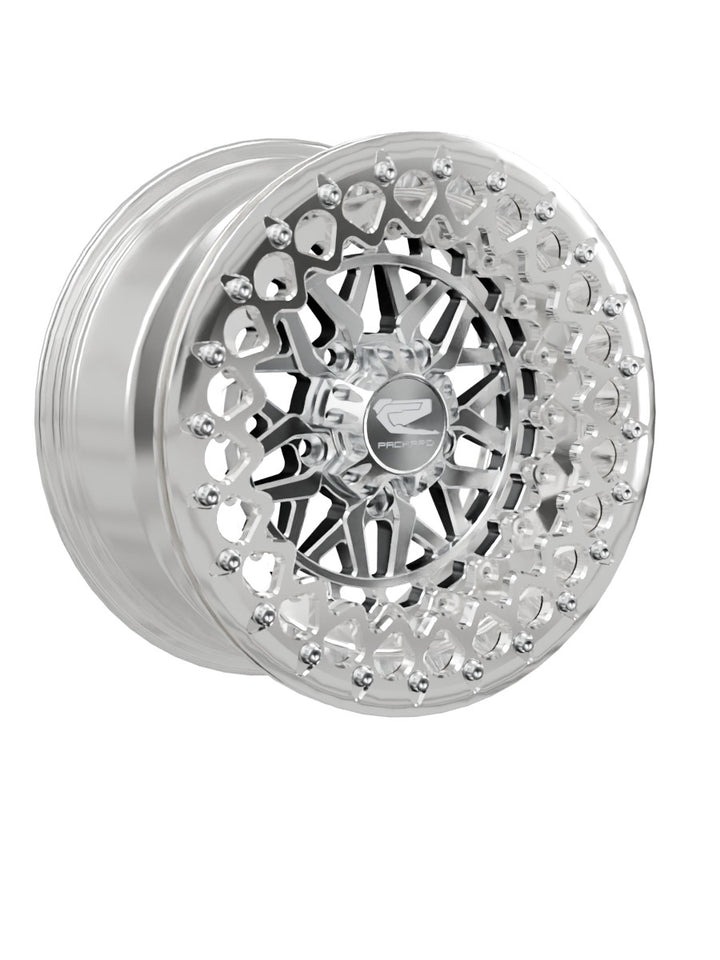 Apollo - FF Forged Polished Beadlock - Silver RZR Pro R 5x4.5 - 15x7 | 5X4.5 / Polished V.3 / No