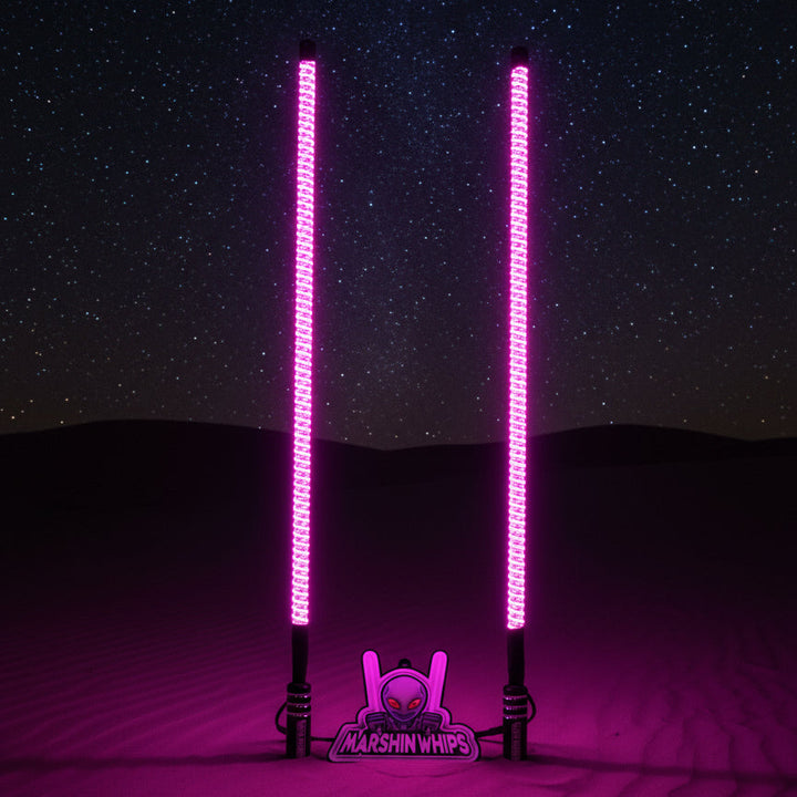 Marshin Whips V2 Black Out LED Whip Set