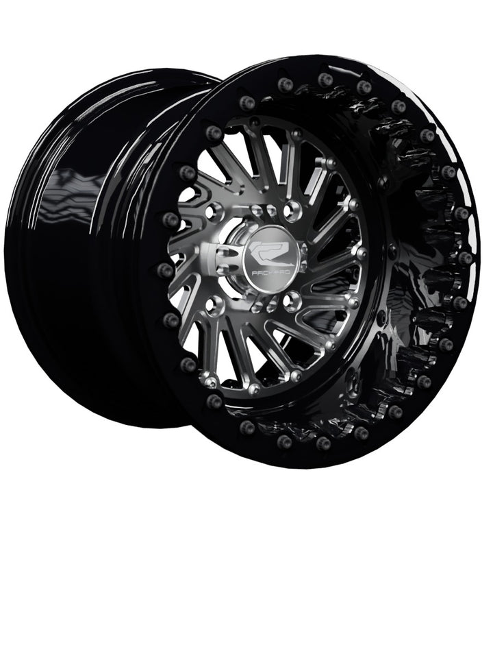 Cyclone - FF Forged Beadlock - Silver - 15x11 | 4x136 / Gloss Black V.1