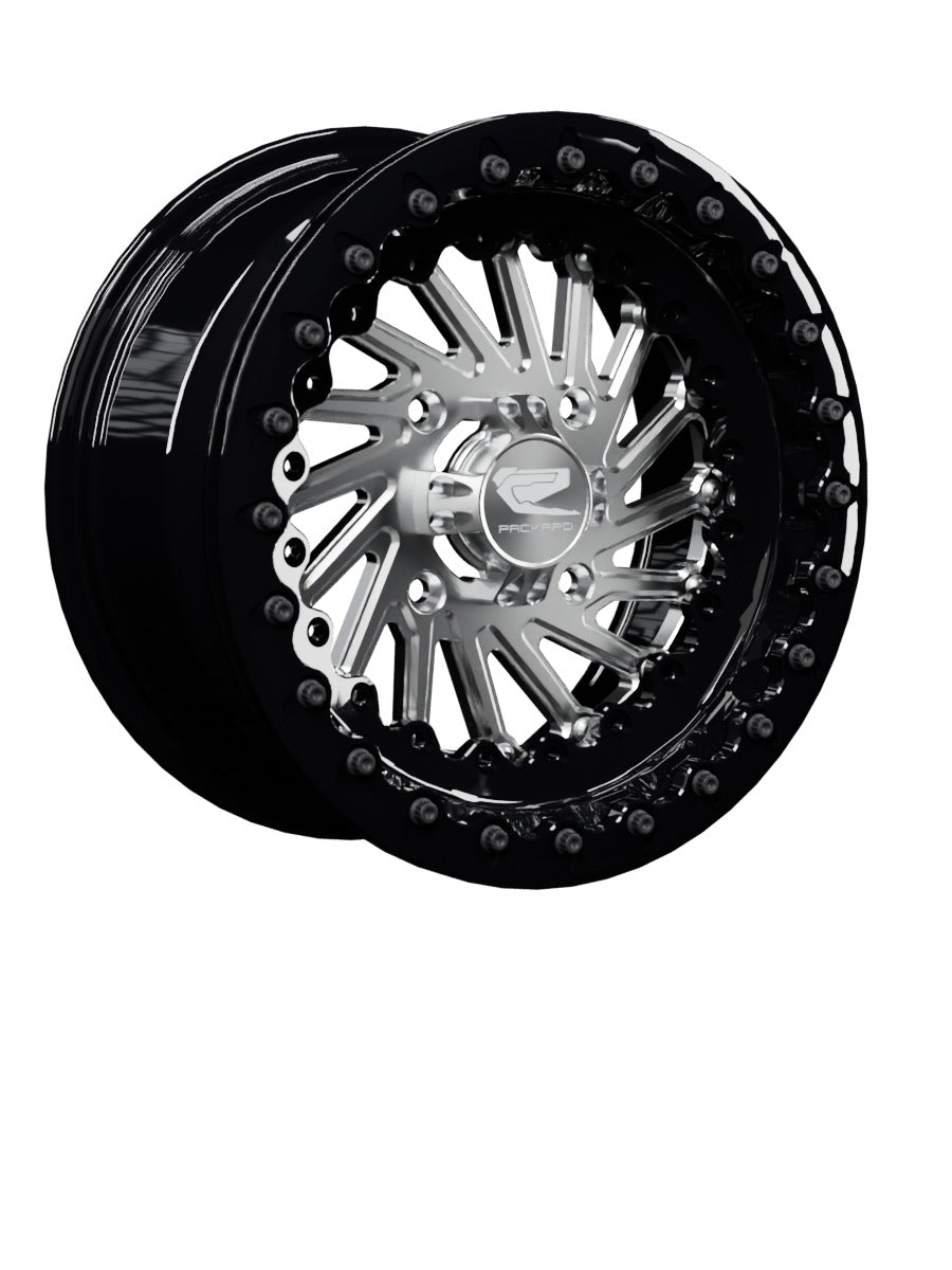 Cyclone - FF Forged Beadlock - Silver - 15x7 | 4x136 / Gloss Black V.1
