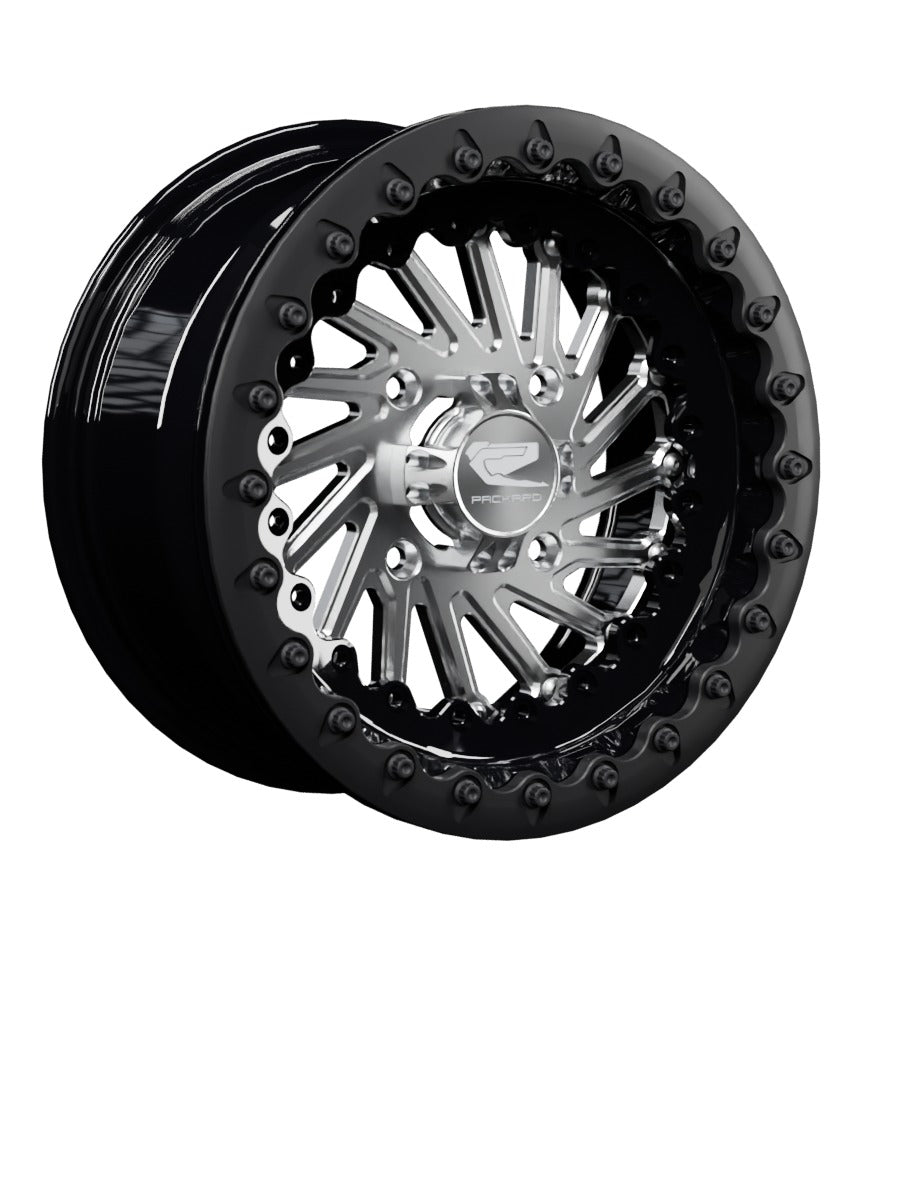 Cyclone - FF Forged Beadlock - Silver - 15x7 | 4x136 / Satin Black V.1