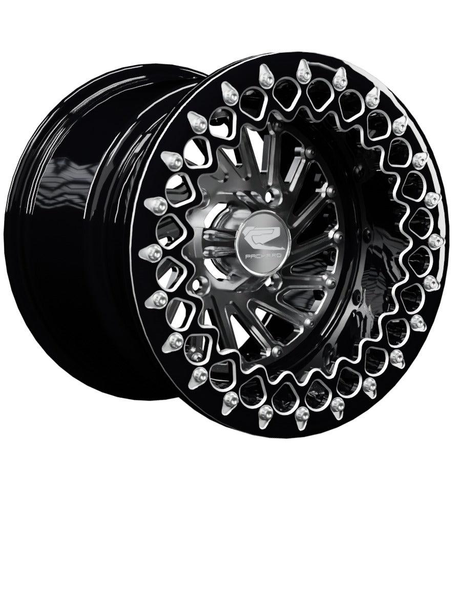 Cyclone - FF Forged Beadlock - Silver - 15x11 | 4x136 / Contrast Machined V.2 / Spinner cap