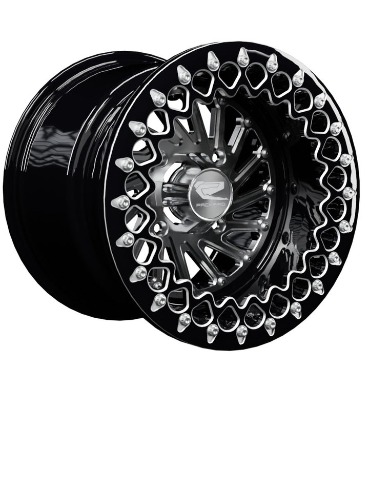 Cyclone - FF Forged Beadlock - Silver - 15x11 | 4x136 / Contrast Machined V.2 / Spinner cap