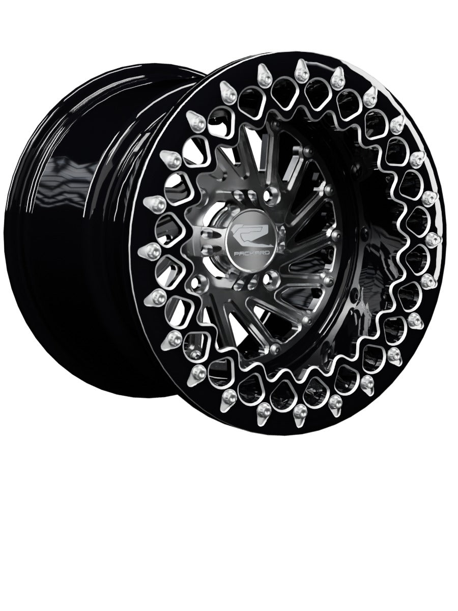 Cyclone - FF Forged Beadlock - Silver - 15x11 | 4x136 / Contrast Machined V.2
