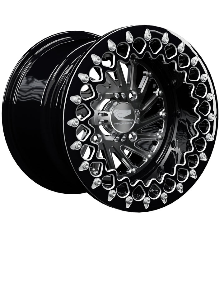 Cyclone - FF Forged Beadlock - Silver - 15x11 | 4x136 / Contrast Machined V.2