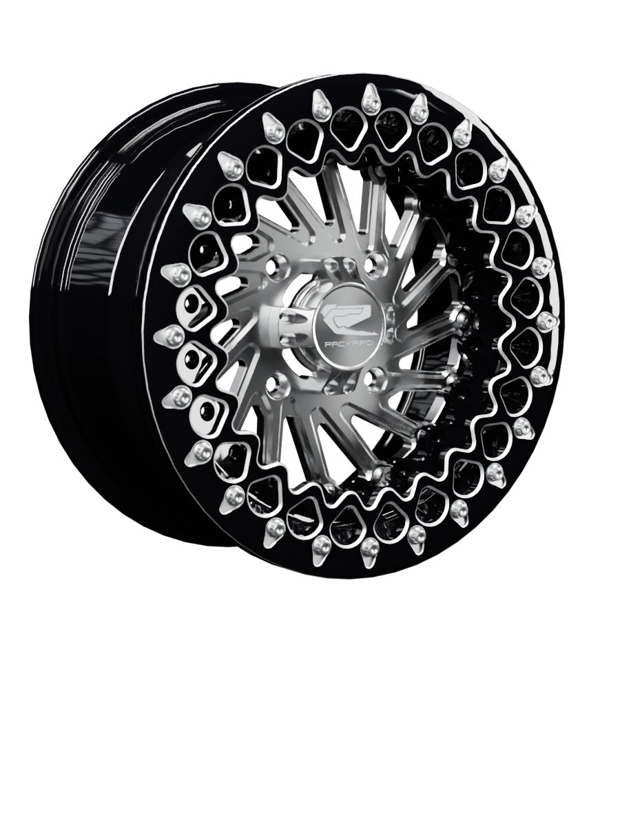 Cyclone - FF Forged Beadlock - Silver - 15x7 | 4x136 / Contrast Machined V.2