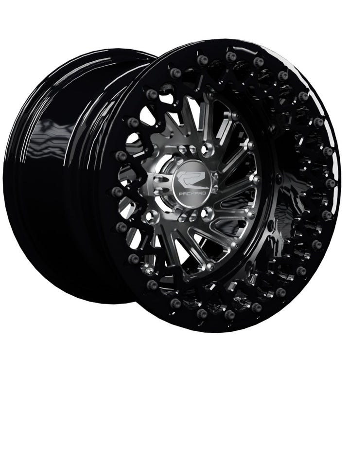 Cyclone - FF Forged Beadlock - Silver - 15x11 | 4x136 / Gloss Black V.2