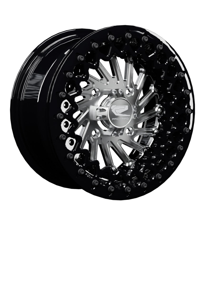 Cyclone - FF Forged Beadlock - Silver - 15x7 | 4x136 / Gloss Black V.2