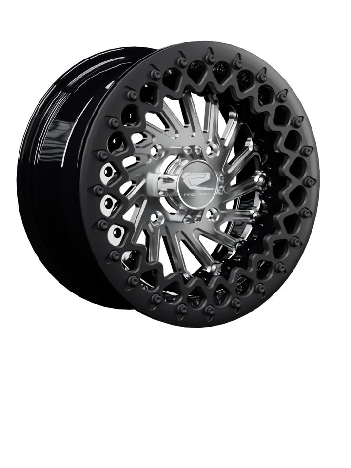 Cyclone - FF Forged Beadlock - Silver - 15x7 | 4x136 / Satin Black V.2