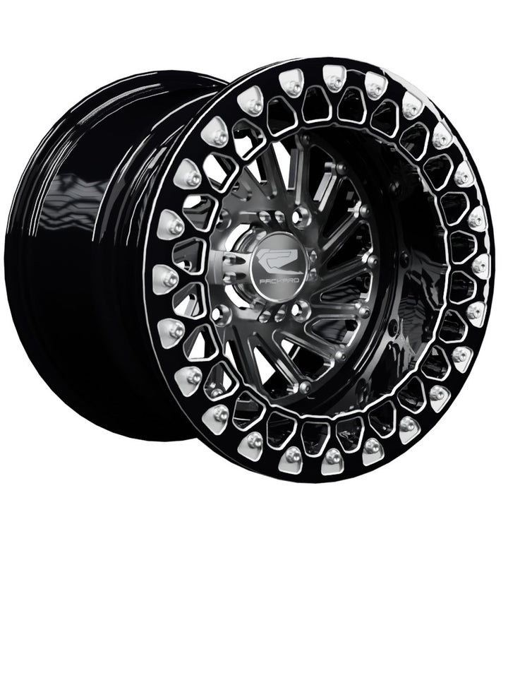 Cyclone - FF Forged Beadlock - Silver - 15x11 | 4x136 / Contrast Machined V.3