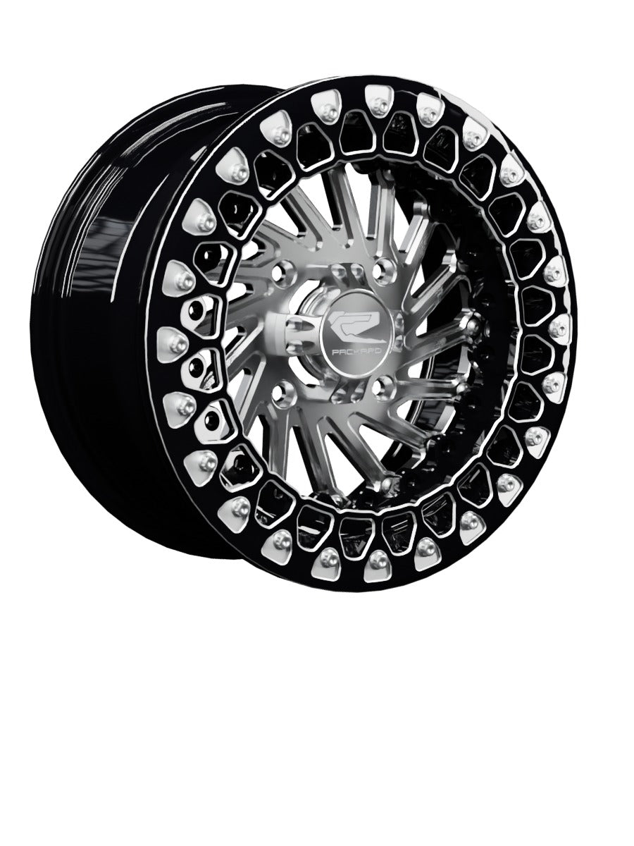 Cyclone - FF Forged Beadlock - Silver - 15x7 | 4x136 / Contrast Machined V.3