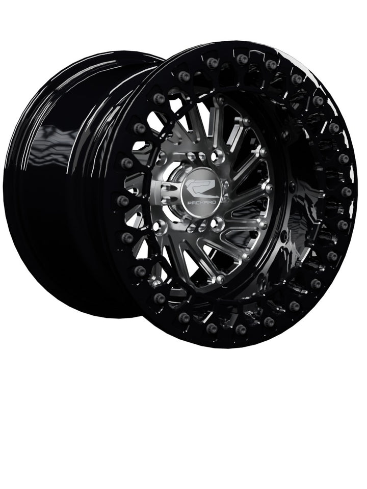 Cyclone - FF Forged Beadlock - Silver - 15x11 | 4x136 / Gloss Black V.3