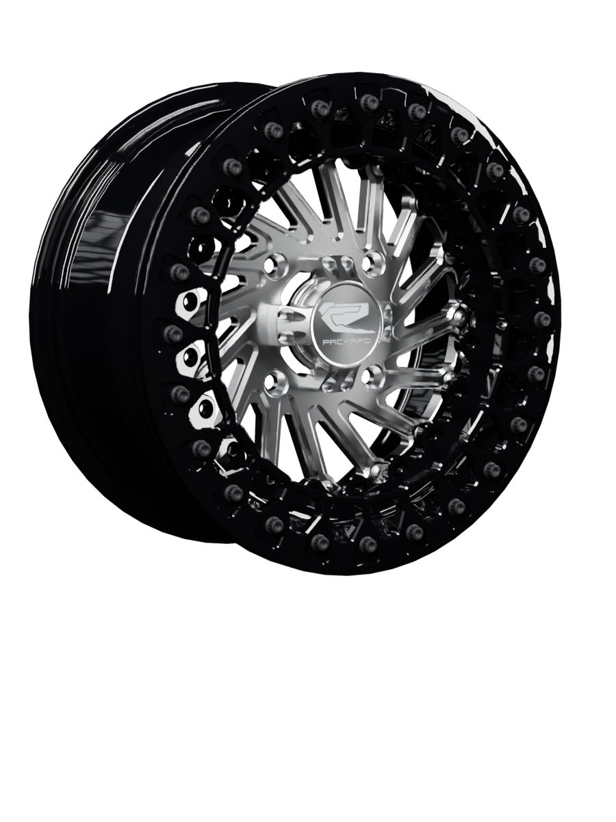 Cyclone - FF Forged Beadlock - Silver - 15x7 | 4x136 / Gloss Black V.3