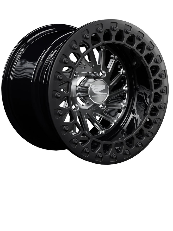 Cyclone - FF Forged Beadlock - Silver - 15x11 | 4x136 / Satin Black V.3 / Spinner cap