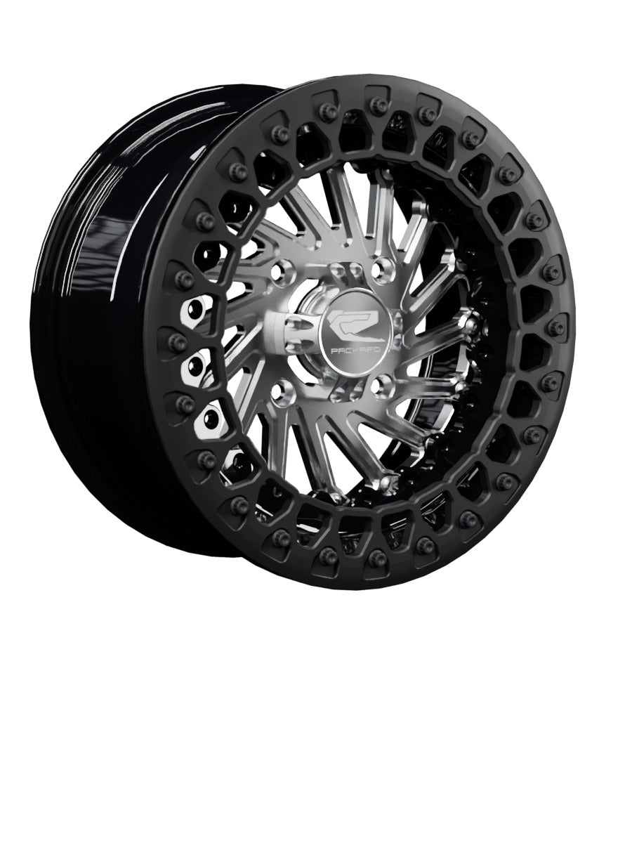 Cyclone - FF Forged Beadlock - Silver - 15x7 | 4x136 / Satin Black V.3