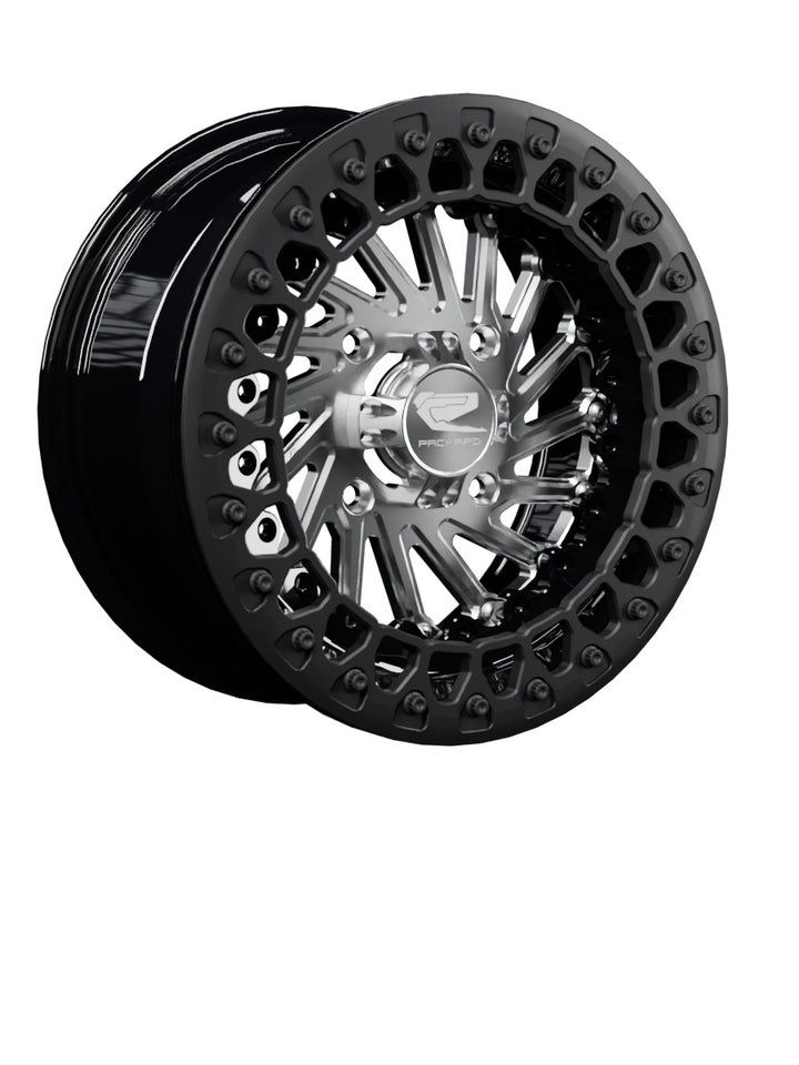Cyclone - FF Forged Beadlock - Silver - 15x7 | 4x136 / Satin Black V.3