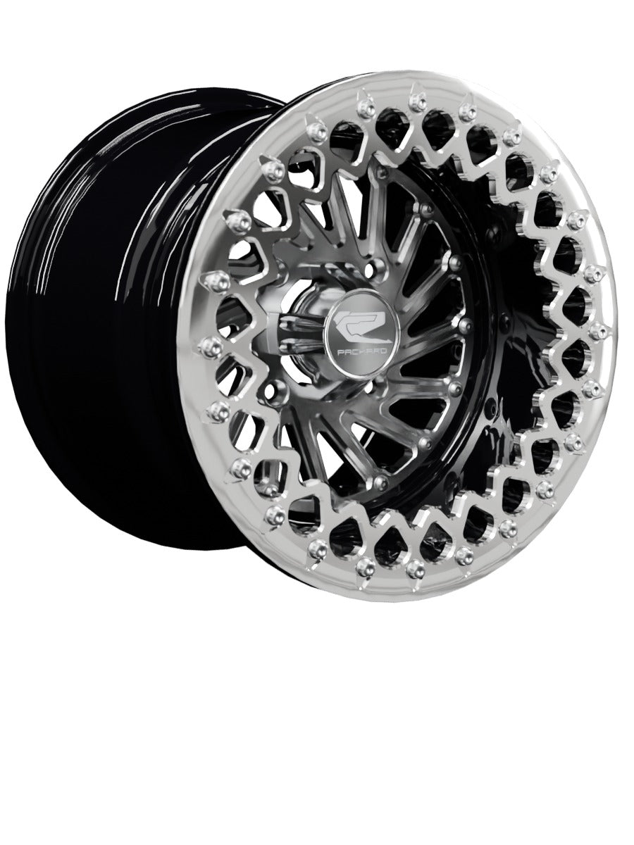 Cyclone - FF Forged Beadlock - Silver - 15x11 | 4x136 / Polished V.2 / Spinner cap