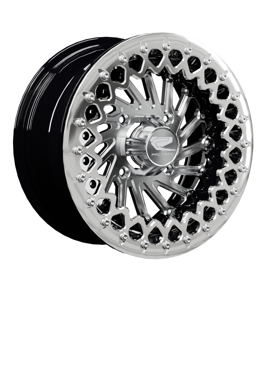 Cyclone - FF Forged Beadlock - Silver - 15x7 | 4x136 / Polished V.2 / Spinner cap