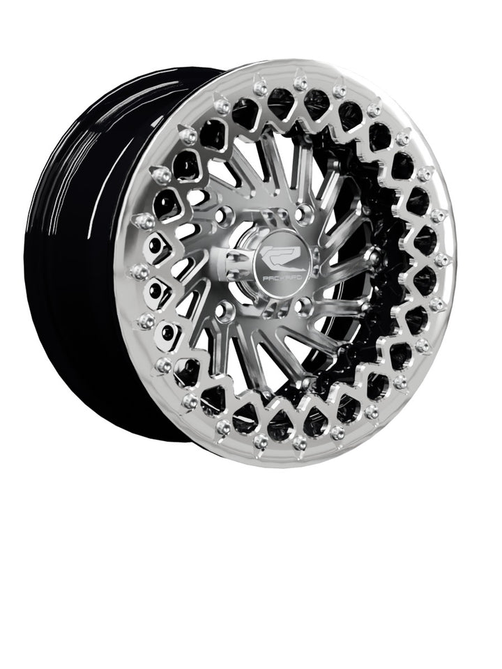 Cyclone - FF Forged Beadlock - Silver - 15x7 | 4x136 / Polished V.2