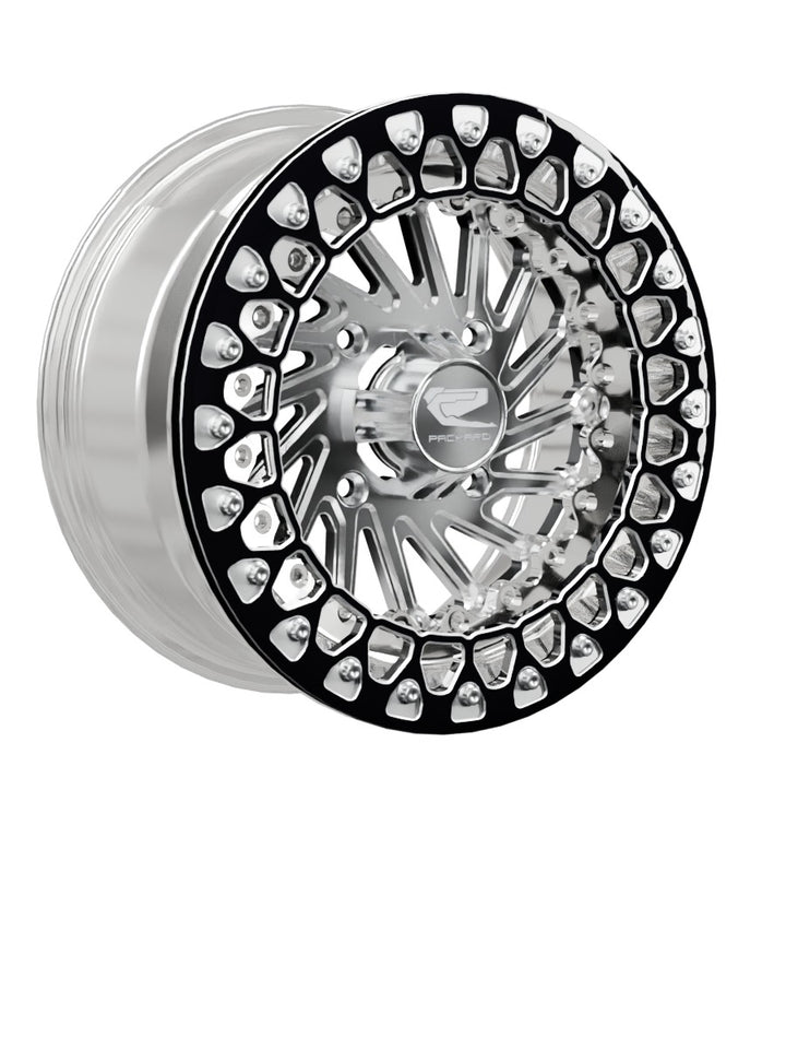 Cyclone - FF Forged Polished Beadlock - Silver - 15x7 | 4x136 / Contrast Machined V.2 / Spinner cap