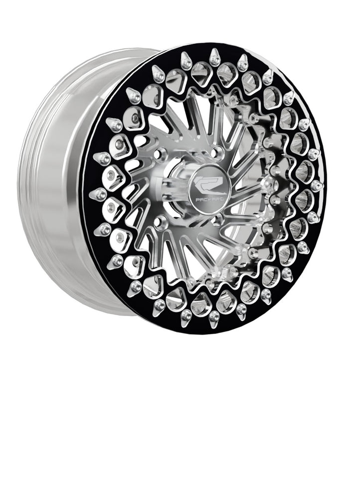 Cyclone - FF Forged Polished Beadlock - Silver - 15x7 | 4x136 / Contrast Machined V.3 / Spinner cap