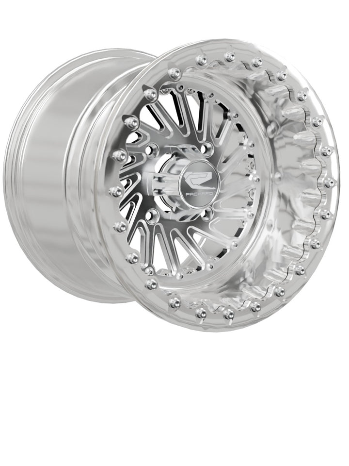 Cyclone - FF Forged Polished Beadlock - Silver - 15x11 | 4x136 / Polished V.1 / Spinner cap