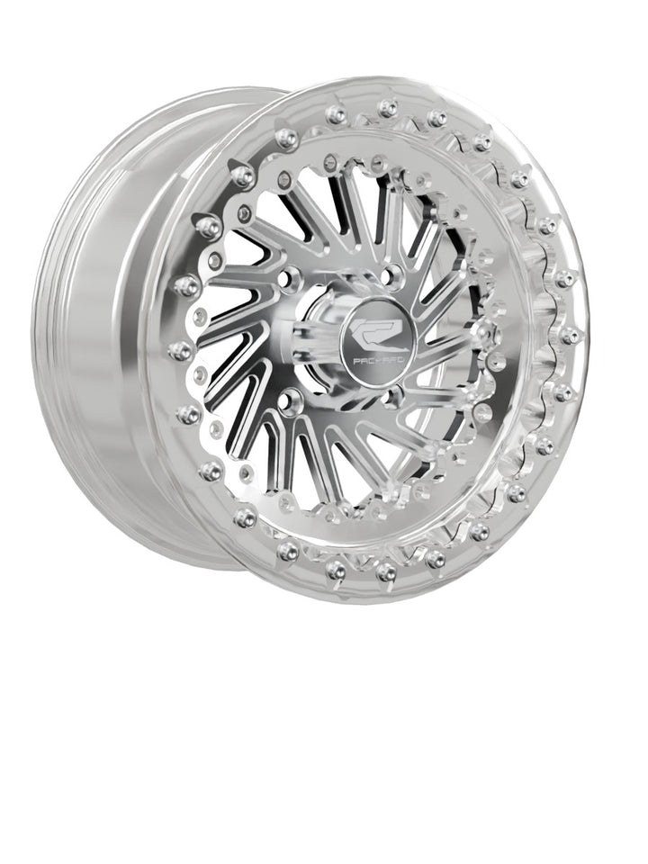 Cyclone - FF Forged Polished Beadlock - Silver - 15x7 | 4x136 / Polished V.1 / Spinner cap