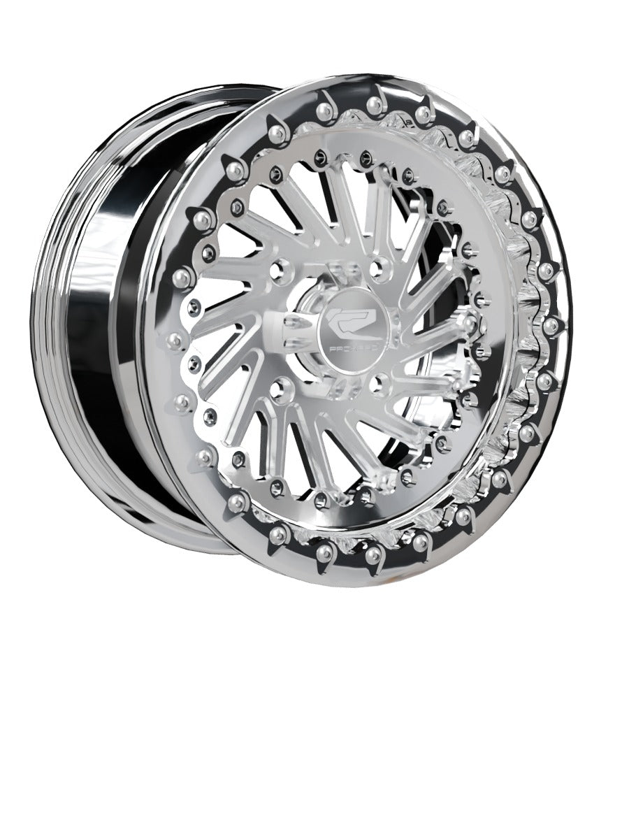 Cyclone - FF Forged Polished Beadlock - Silver - 15x7 | 4x136 / Polished V.1