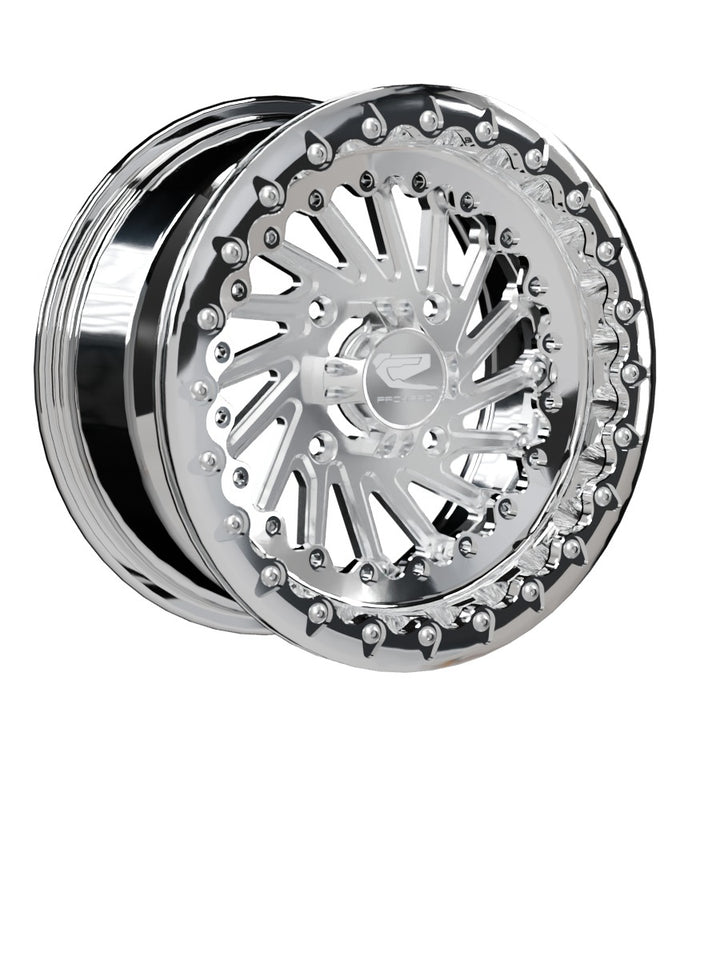Cyclone - FF Forged Polished Beadlock - Silver - 15x7 | 4x136 / Polished V.1