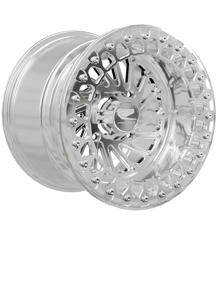 Cyclone - FF Forged Polished Beadlock - Silver - 15x11 | 4x136 / Polished V.2 / Spinner cap