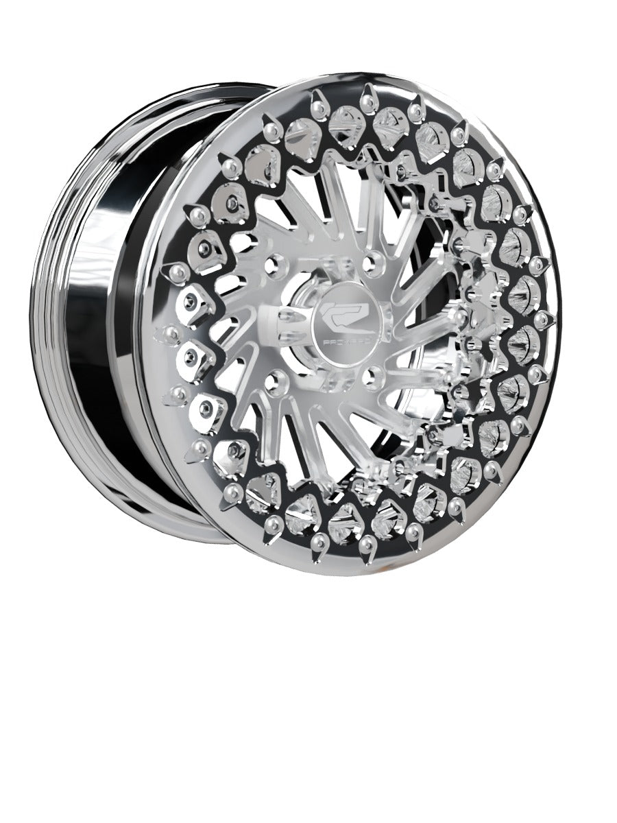 Cyclone - FF Forged Polished Beadlock - Silver - 15x7 | 4x136 / Polished V.2