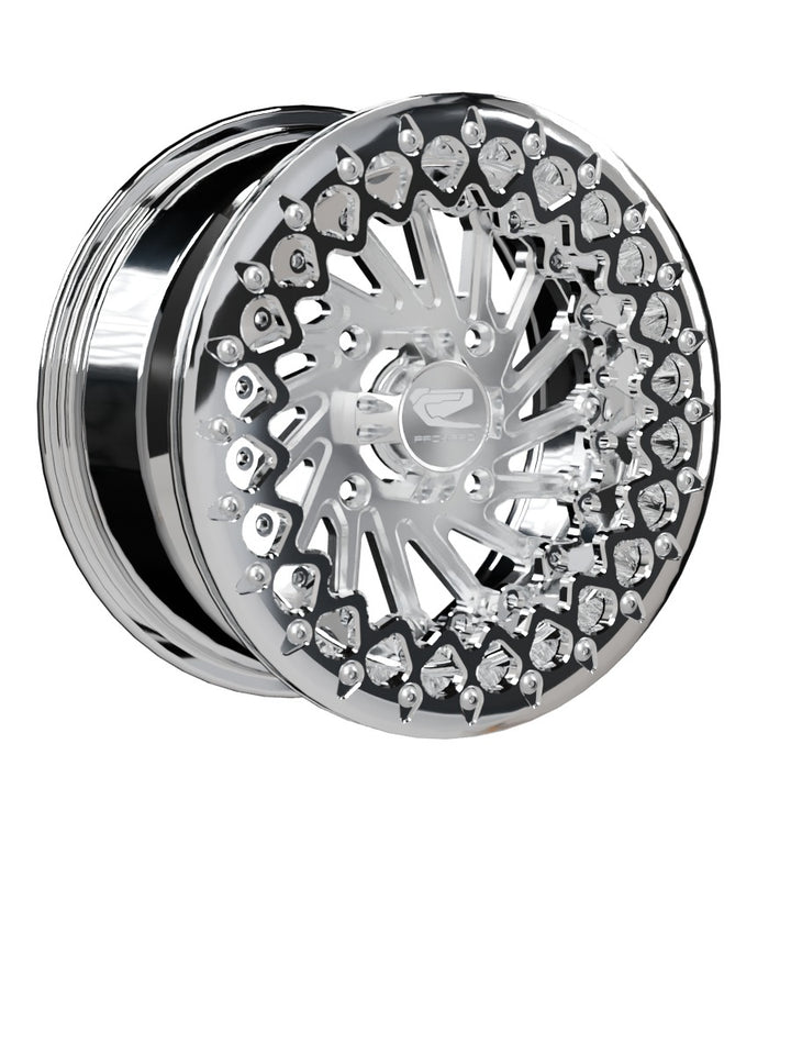 Cyclone - FF Forged Polished Beadlock - Silver - 15x7 | 4x136 / Polished V.2