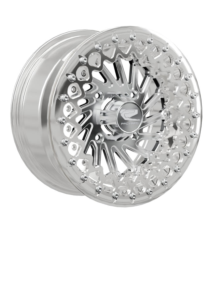 Cyclone - FF Forged Polished Beadlock - Silver - 15x7 | 4x136 / Polished V.3 / Spinner cap