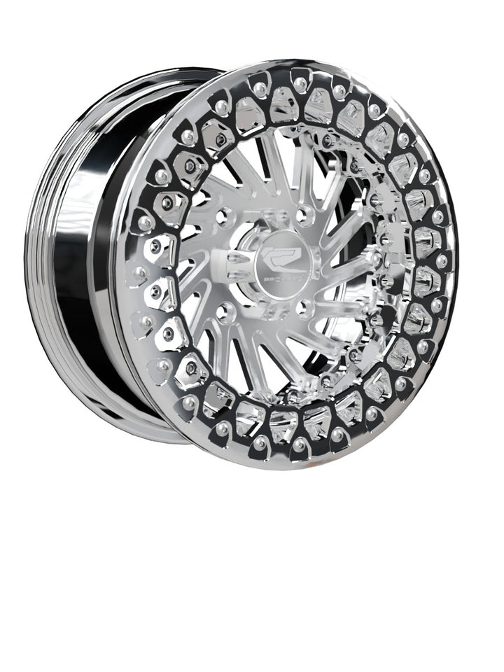 Cyclone - FF Forged Polished Beadlock - Silver - 15x7 | 4x136 / Polished V.3